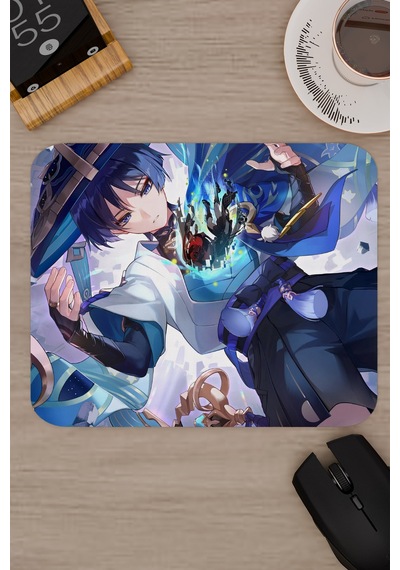 Wanderer Genshin Impact Anime Gacha V3 - 22x18 Gaming Mouse Pad Fare Altlığı