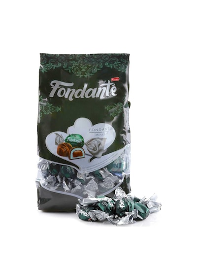 Fondante Çikolata Dolgulu Naneli 1000 Gr. (1 Poşet)