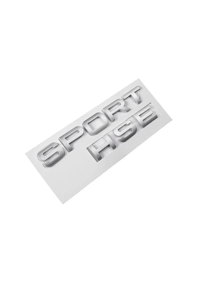 Range Rover Uyumlu Sport Hse Açık Gri Bagaj Yazısı 3m 3d Abs