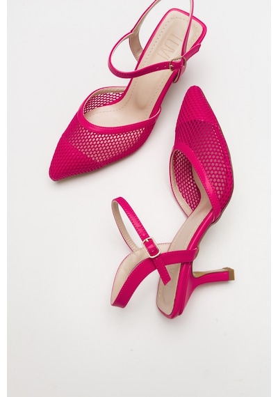 Luvishoes Chıc Fuşya Kadın Topuklu Ayakkabı Fuşya