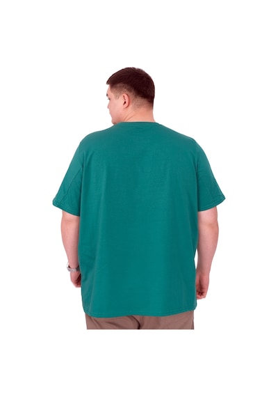 Mode Xl Büyük Beden Erkek T-shirt Bisiklet Yaka Rose U25032 Nefti Nefti