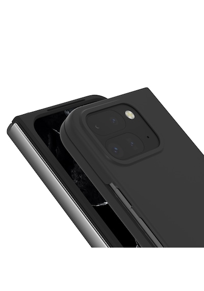 Google Pixel 9 Pro Fold İçin Mat Yüzey Sert Plastik Kılıf-al8848