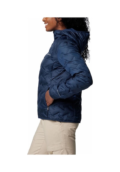Columbia Delta Ridge Iı Down Hooded Jacket Kadın Outdoor Mont Wk2769 Lacivert