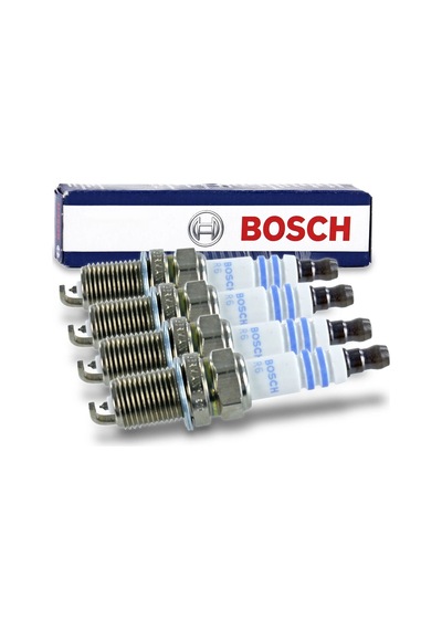 Bosch Mercedes C Serisi 203 C200 2.0 Kompressor 2000 2001 2002 Bosch Çift Platin Buji 4 Adet Takım