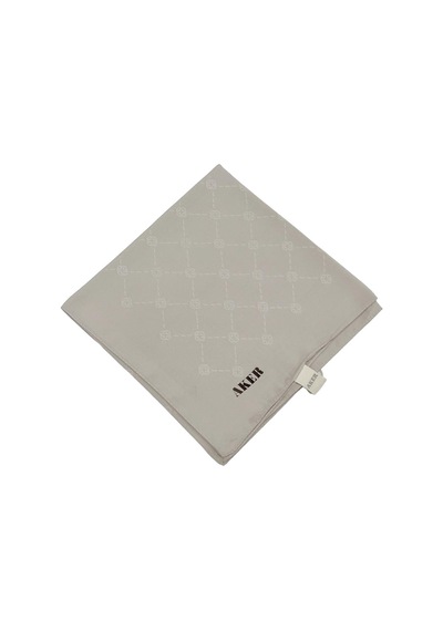 Aker Monogram Eşarp - Bej 983 - Bej 983
