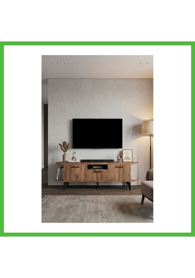 Vaveni Mira Tv Sehpası Suntalam Siyah 160x35 Cm Arz