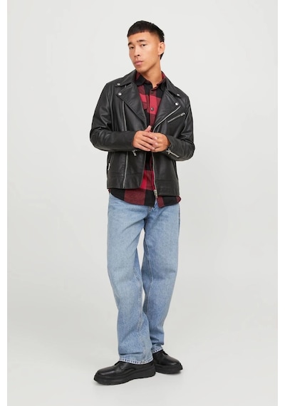 Erkek Jack & Jones Rahat Kalıplı Ceket - Kırmızı Kırmızı