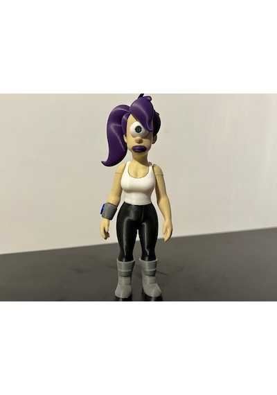 Turanga Leela Figürü - 3d Yazıcı Futurama Koleksiyonu - Tek Gözlü Kaptan Biblo