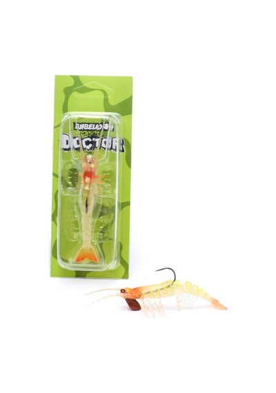 Fubelo Doctor Shrimp 90 Mm 14.5 Gr Silikon Karides Yellow Leopard Gold