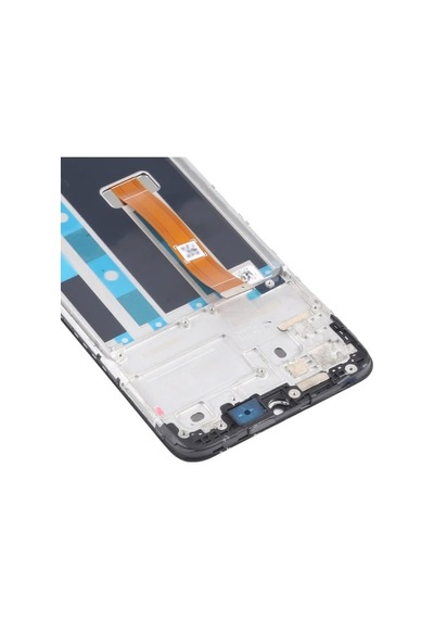 Oppo A15 Uyumlu Dokunmatik Ekran Çıtalı Siyah