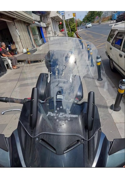 Honda Pan Europan St1300 Ön Cam Zeus 5mm Şeffaf