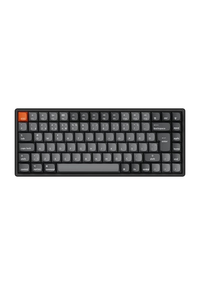 Keychron K2M-J1-TR Max %75 RGB Kırmızı Switch Kablosuz Mekanik Karbon Klavye