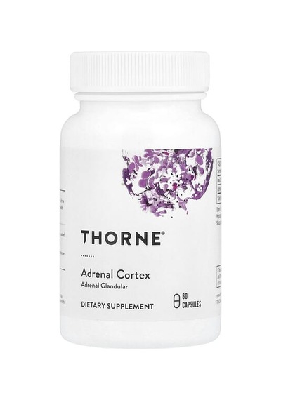 Thorne, Adrenal Cortex, 60 Kapsül Kapsül Başına 50 Mg