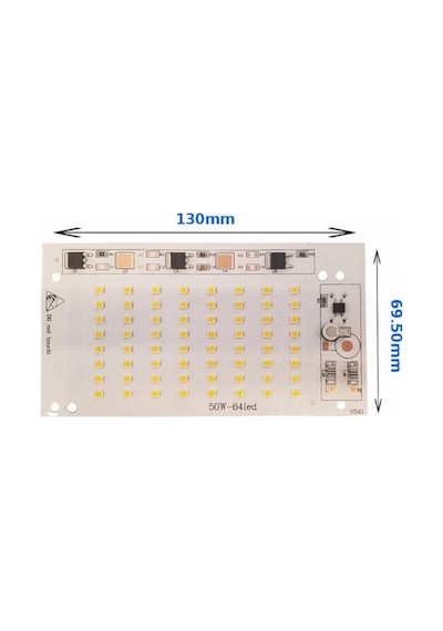 220 Volt 50 Watt Gün Işığı Hazır Projektör Pcb Ledi Smd 2835 Ledli Projektör