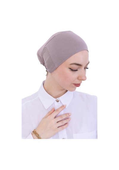 Modish Group Pratik Bone Pamuklu Tesettür İç Bone, Başörtüsü İçin Hazır Viskon Şapka, Namaz Günlük Kullanım İçin Açık Vizon