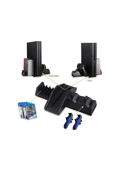 Tp4-837 Ps4 Fat/ps4 Pro Multifonksiyonel Stand