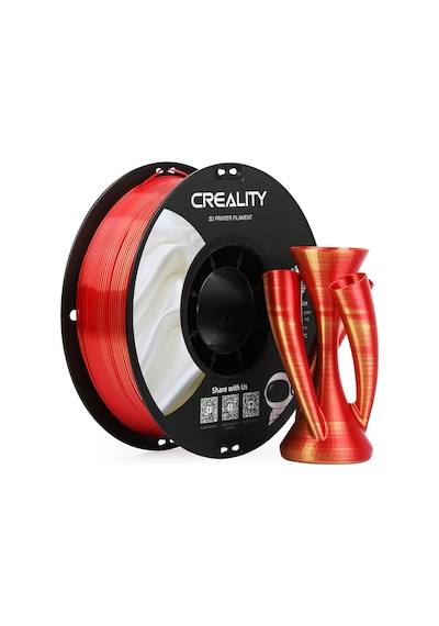 Creality CR-Silk PLA 1.75 MM 1 KG Filament Altın - Kırmızı