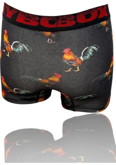 Horoz Desenli Erkek Boxer