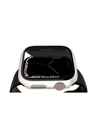 Watch 7 45mm Sert Pc Kasa Ve Privacy Hayalet Ekran Koruyucu Frm Watch Gard 32 - Siyah