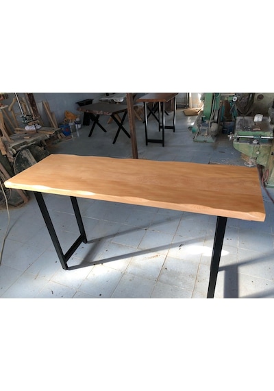 Bintaşmobilya Kütük Bar Masası 200X60.Cm