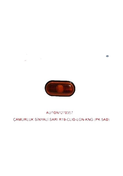Çamurluk - 693 - Sinyali Sarı R19-clıo-megane-laguna-r21 - Almparca - Master Iı