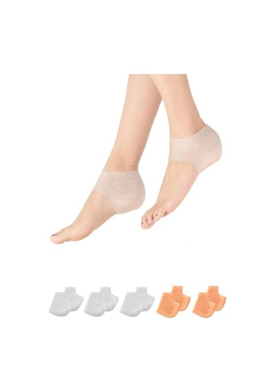 Ayak Taban Topuk Yükseltici Gizli Boy Uzatıcı Bunyon Topuk Çorabı
