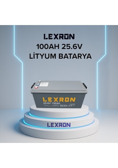 Lexron 100ah 100 A 25.6v Lityum Batarya Lifepo4