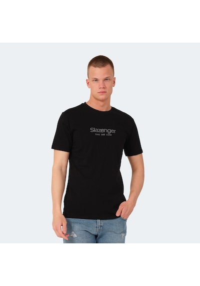Slazenger VOITTO Erkek  Siyah Tişört