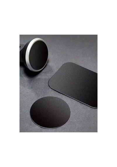 Telefon Araç Içi Tutucu Stant Metal Plaka Mıknatıslı Tutucular Metal Saç 3cm Çap Yuvarlak