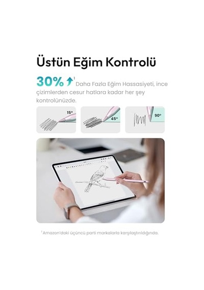 Stylus Tablet Ve Telefon Siyah Yumuşak Silikon Uçlu Çok Amaçlı Otomatik Kontrol Ve Vuruş Diğer