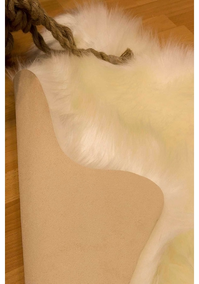 Saraz Halı Peluş Halı Beyaz Sa-91
