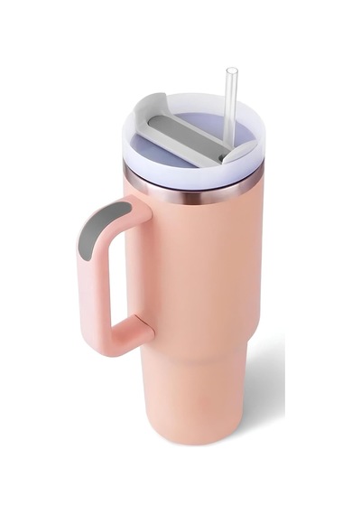 316 L Çelik 1,2 L Pembe Pipetli El Termos Mug Sızdırmazlık Yok Cin856pm Diğer