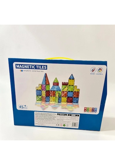Znv Zenvia Mey İthalat Sh40763 45 Parça Magnet Yıldız Elmas Seri Bloklar Znv2025 Cmn