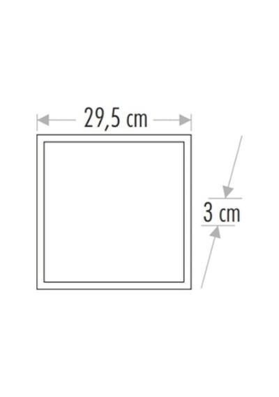 10 Adet Cata Ct 5286 Led Panel 25w 30x30 6400k Beyaz Işık