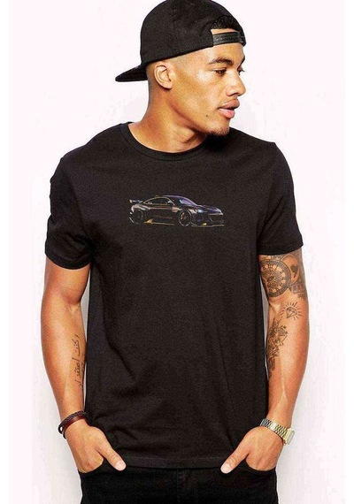 Audi Redz Baskılı Siyah Erkek Tshirt