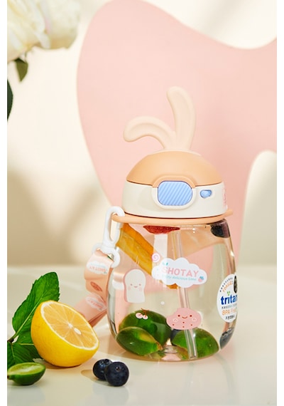 Shotay Rabbıt Unisex Trıtan Matara 600 Ml. Sht-st-7008-2 Çok Renkli