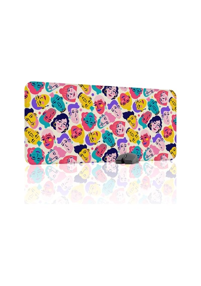 İllüstrasyon Kaymaz Dikişli Kauçuk Oyuncu Mousepad V5 - 90x40 Xxl Gaming Mouse Pad Fare Altlığı