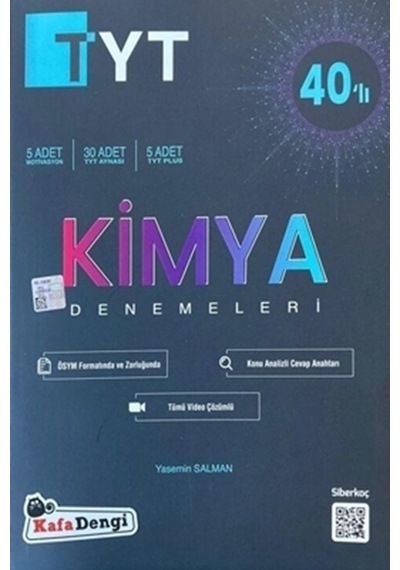 Kafadengi Yayınları Tyt Kimya 40 Lı Deneme