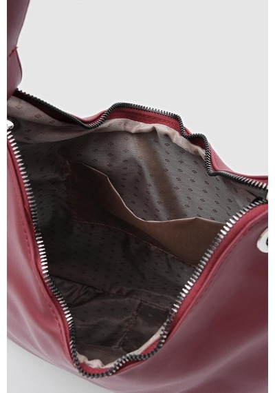 Shule Bags Valerie Oval Omuz Çantası Bordo Bordo