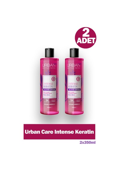 Urban Care Intense Keratin 5x Yıpranma Karşıtı Şampuan 350 Ml 2 Adet
