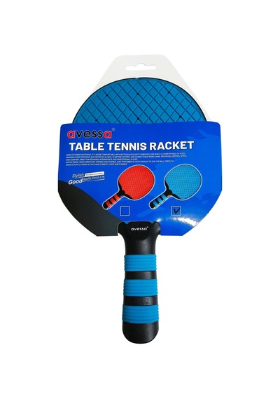 Özel Seri Set Spor Tekli Rak-1300 Rubber-pp Masa Tenis Raketi Mavi Renk