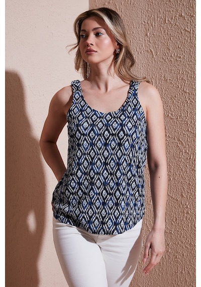 Fashion Friends Bayan Bluz 25y0289k1 Mavi Mavi