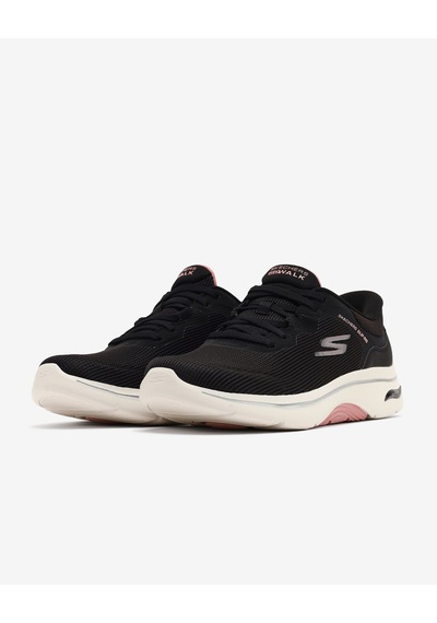 Skechers Go Walk Arch Fıt 2.0 Kadın Siyah Yürüyüş Ayakkabısı 125331 Bkpk Siyah