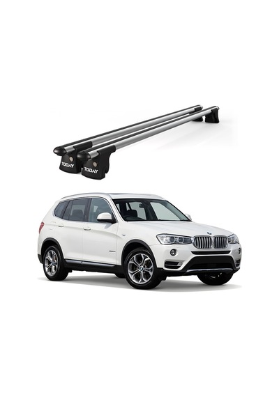 Trio-ıı Bmw X3 2010-2017 Uyumlu Kilitli Ara Atkı 135cm Port Bagaj Tavan Barı