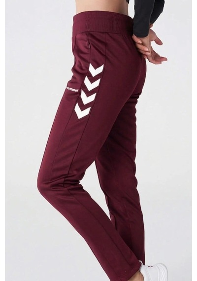 Hummel Beyaz Kadın Regular Fit Baskılı Eşofman Altı 931813 Hmlgenesa Pants Bordo