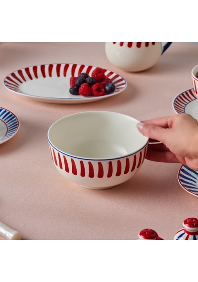 Karaca Deep Noodle Kase 14 Cm Kırmızı
