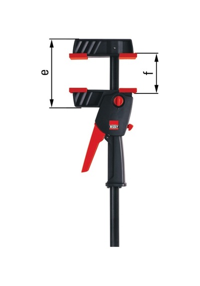 Bessey Cırcır Mekanizmalı Tek El İşkence 600mm 2000n Besduo65-8