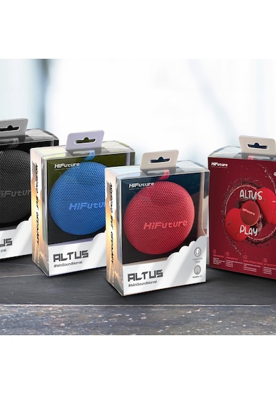 HiFuture Altus Uyumlu Bluetooth 5.3 10W IPX4 Su Geçirmez Çift Modlu TWS Taşınabilir Bluetooth Hoparlör