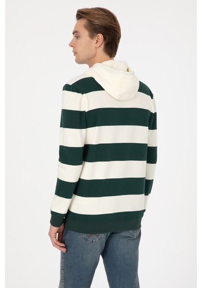 U.s. Polo Assn. Erkek Koyu Yeşil Sweatshirt 50316366-vr079 Koyu Yesıl