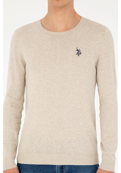 U.s. Polo Assn. Erkek Taş Melanj Kazak /triko 50293505-vr225 Tas Melanj